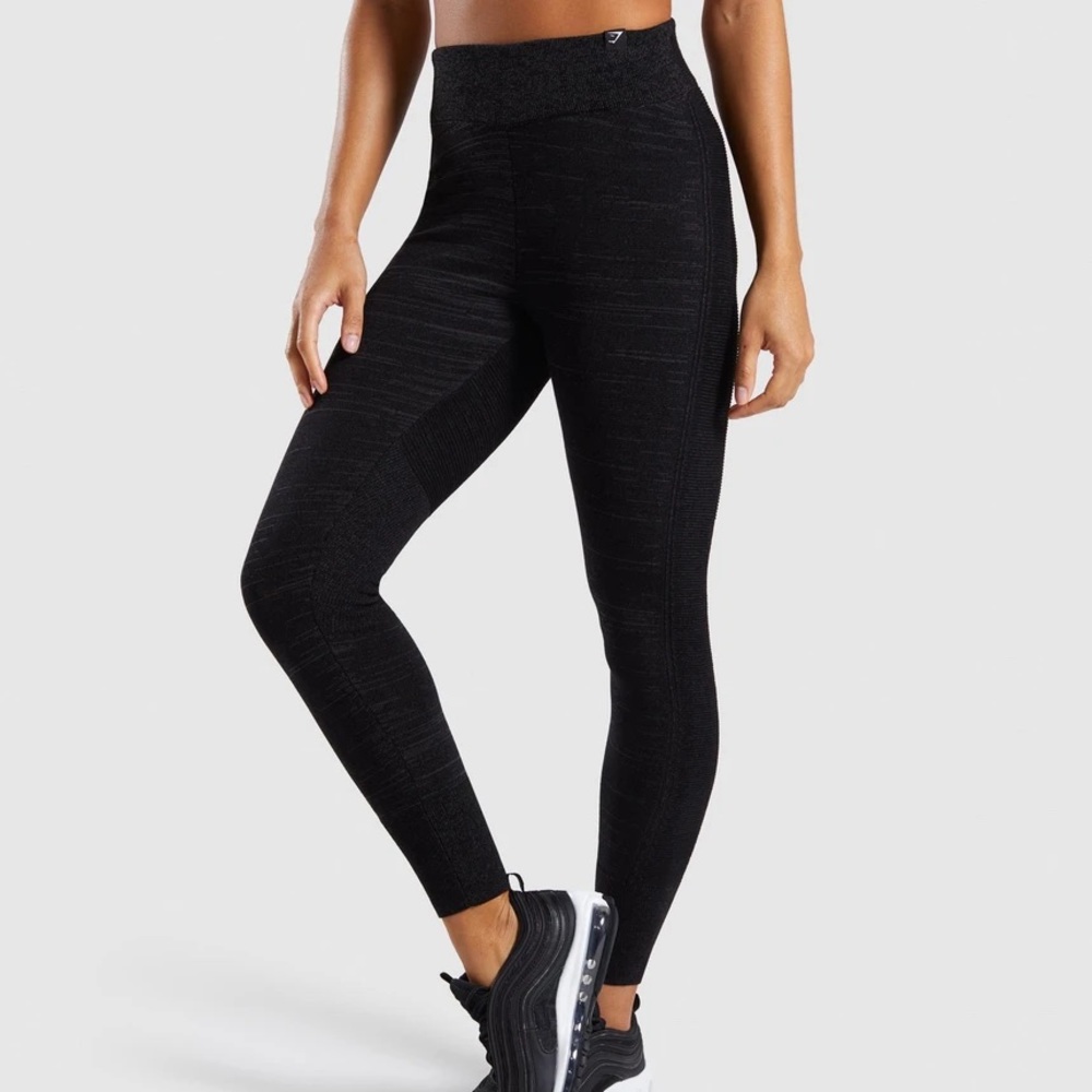 Gymshark Black Knit Joggers